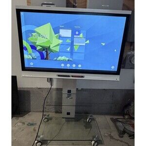 SMART Board Interactive Display Touch Screen Monitor Whiteboard w/ Pens & Stand